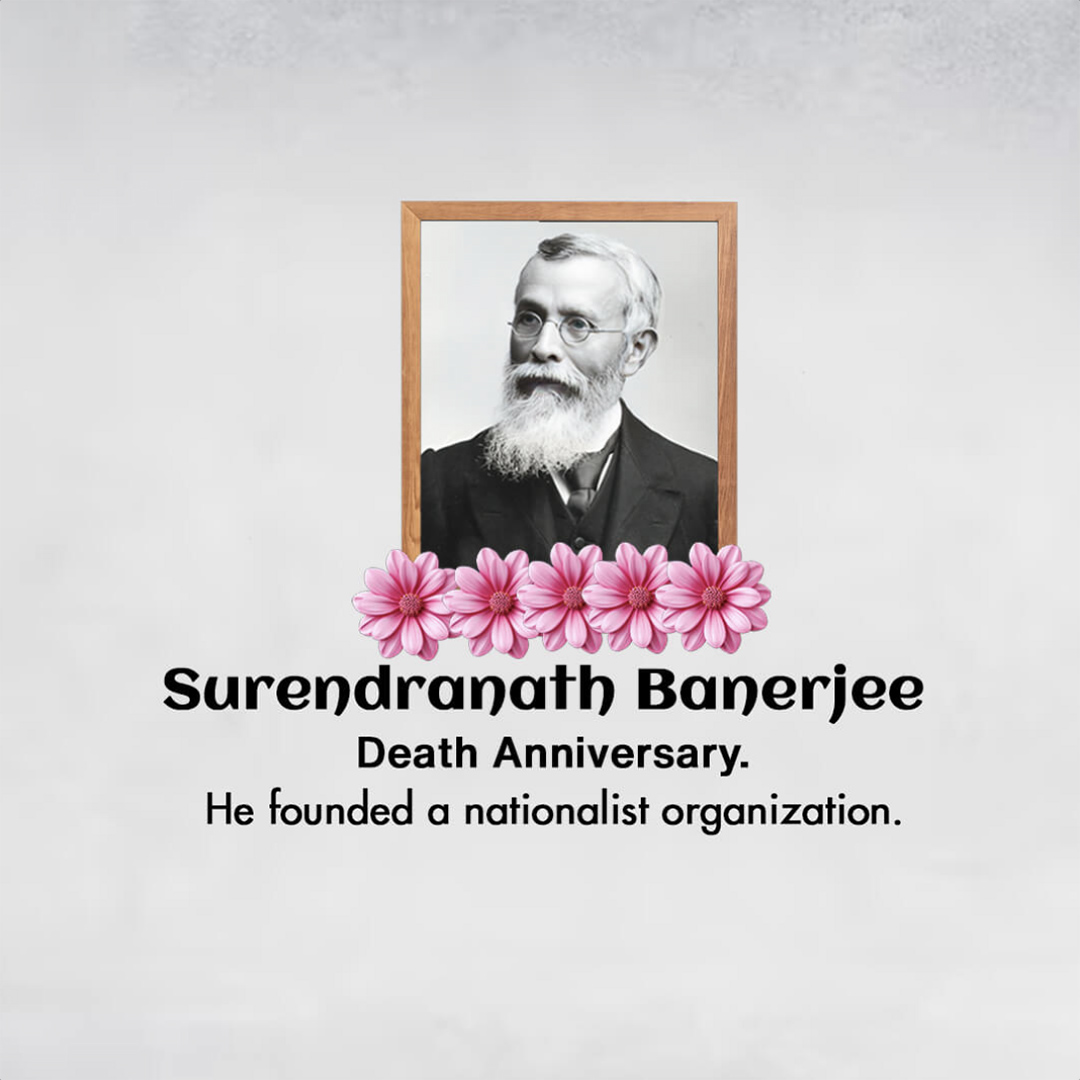 Surendranath Banerjee Death Anniversary
