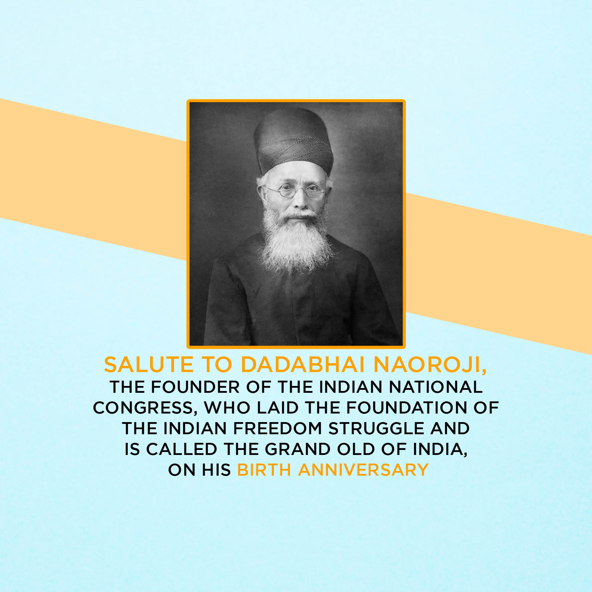 Dadabhai Navroji Birth Anniversary