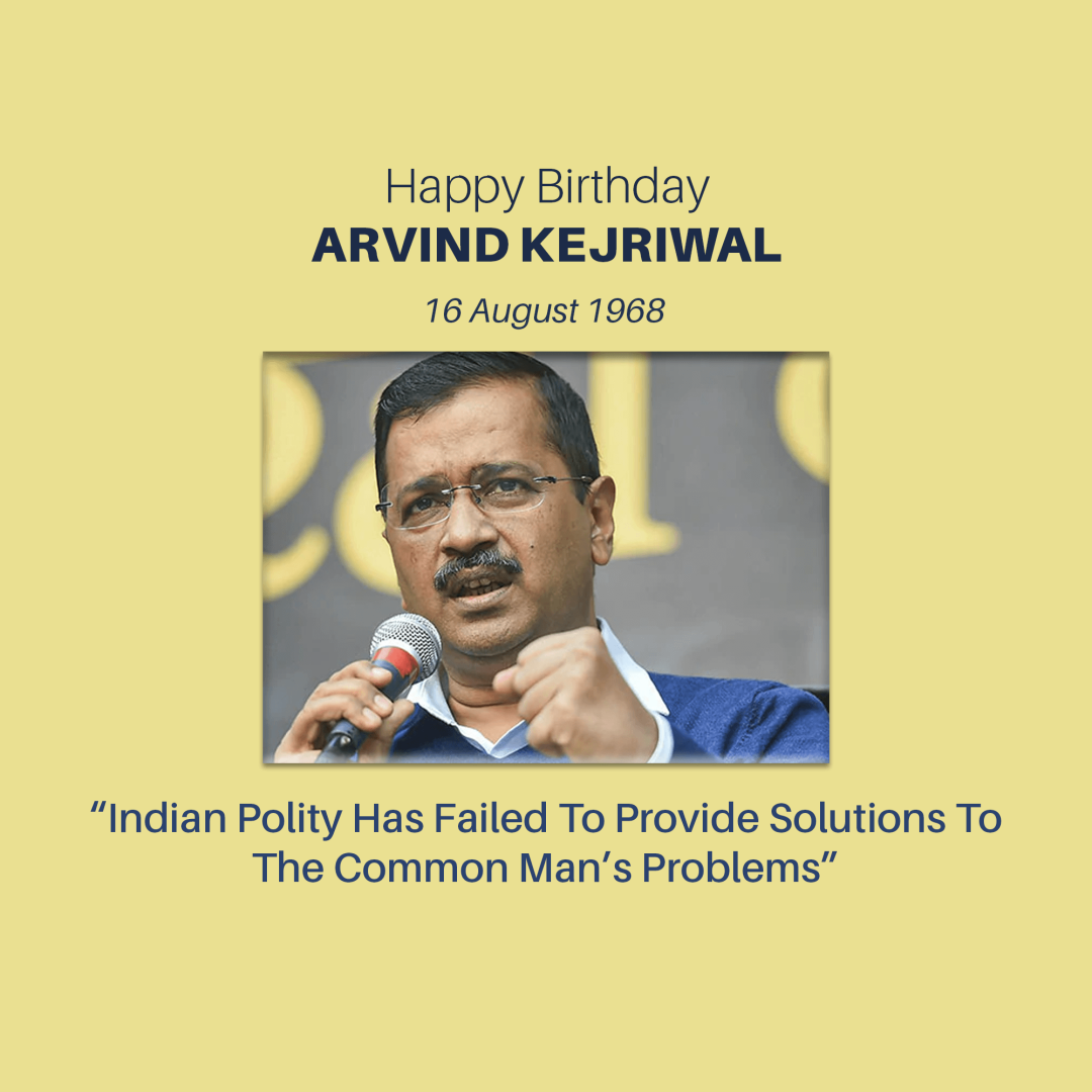 Arvind Kejarival Birthday