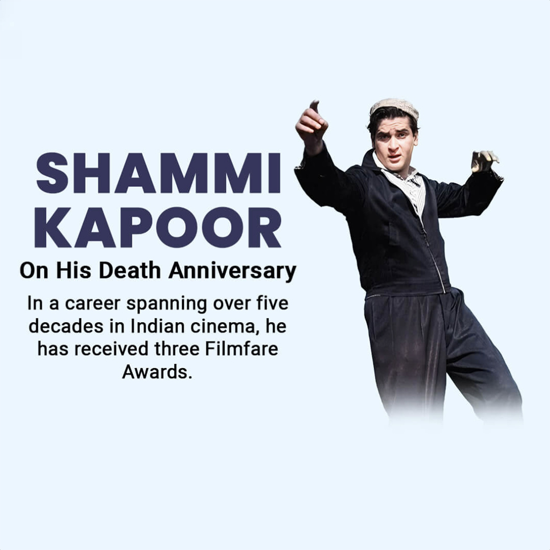 Shammi Kapoor Death Anniversary