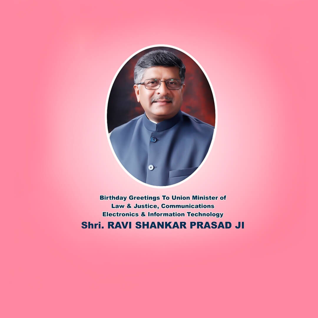 Ravi Shankar Prashad Happy Birthday