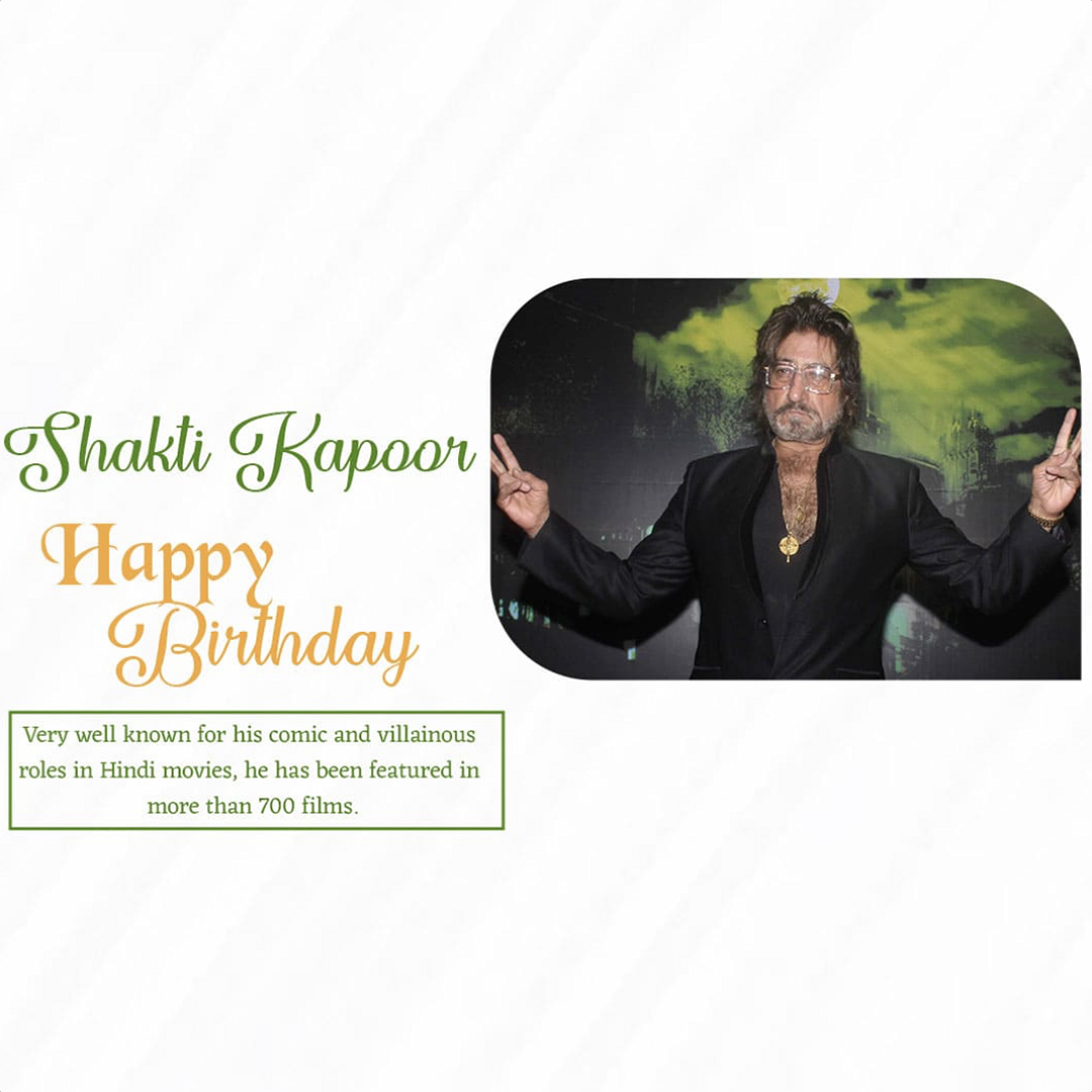 Shakti Kapoor Birthday