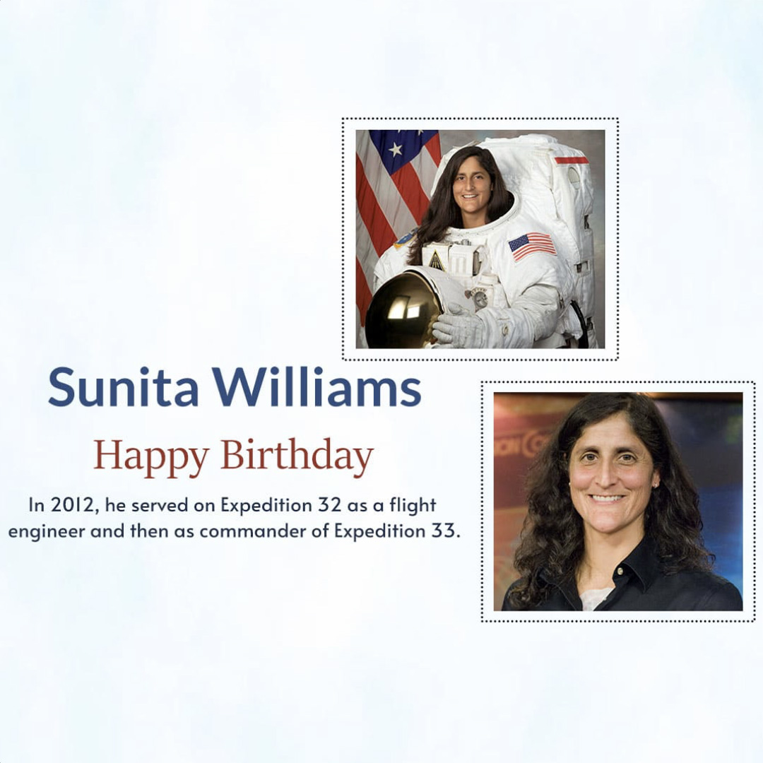 Sunita Williams Birthday