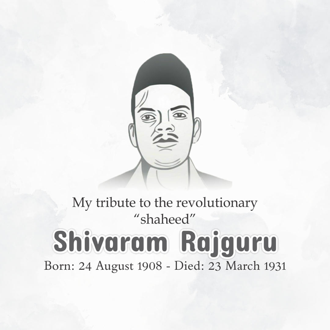 Shivaram Hari Rajguru Birth Anniversary