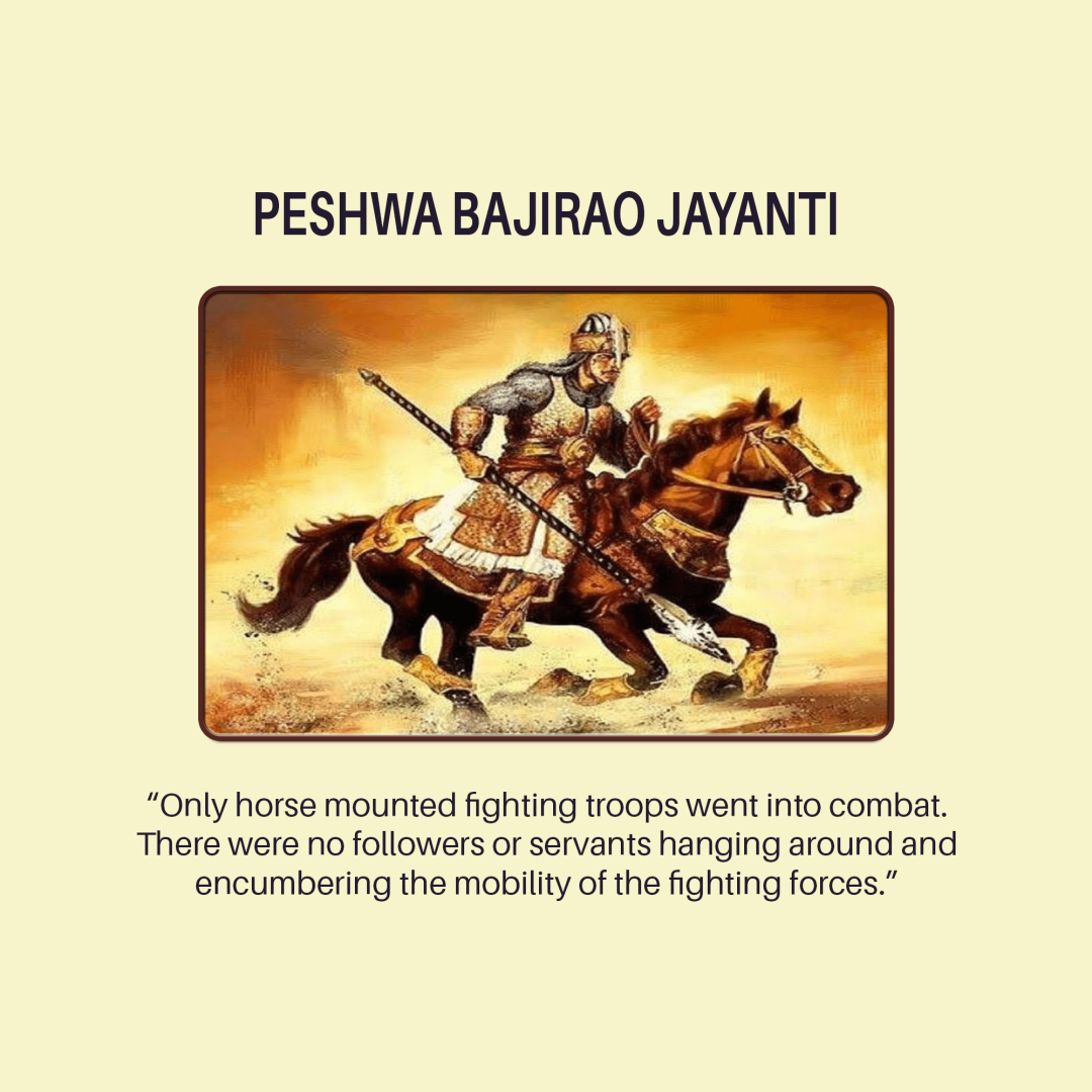 Peshwa Bajirao Jayanti