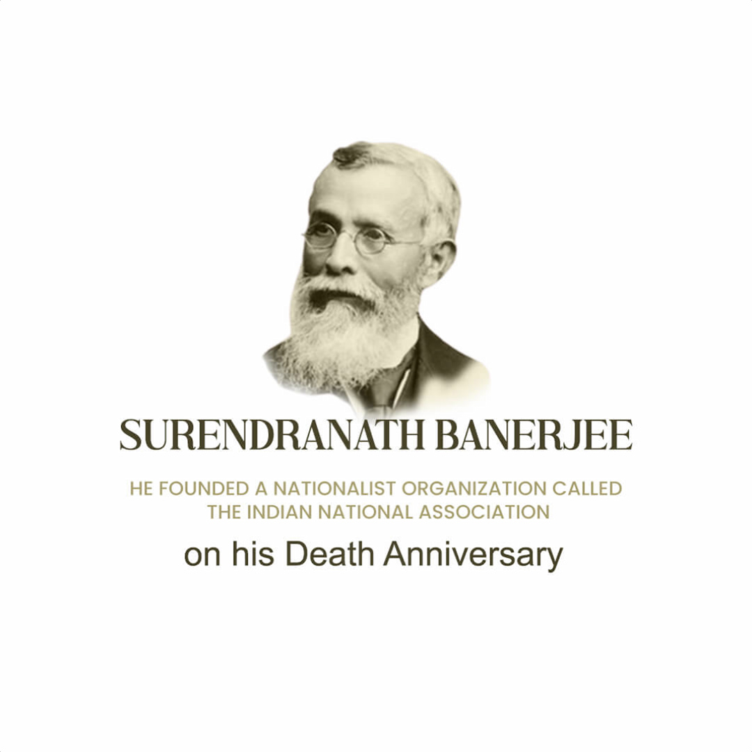 Surendranath Banerjee Death Anniversary