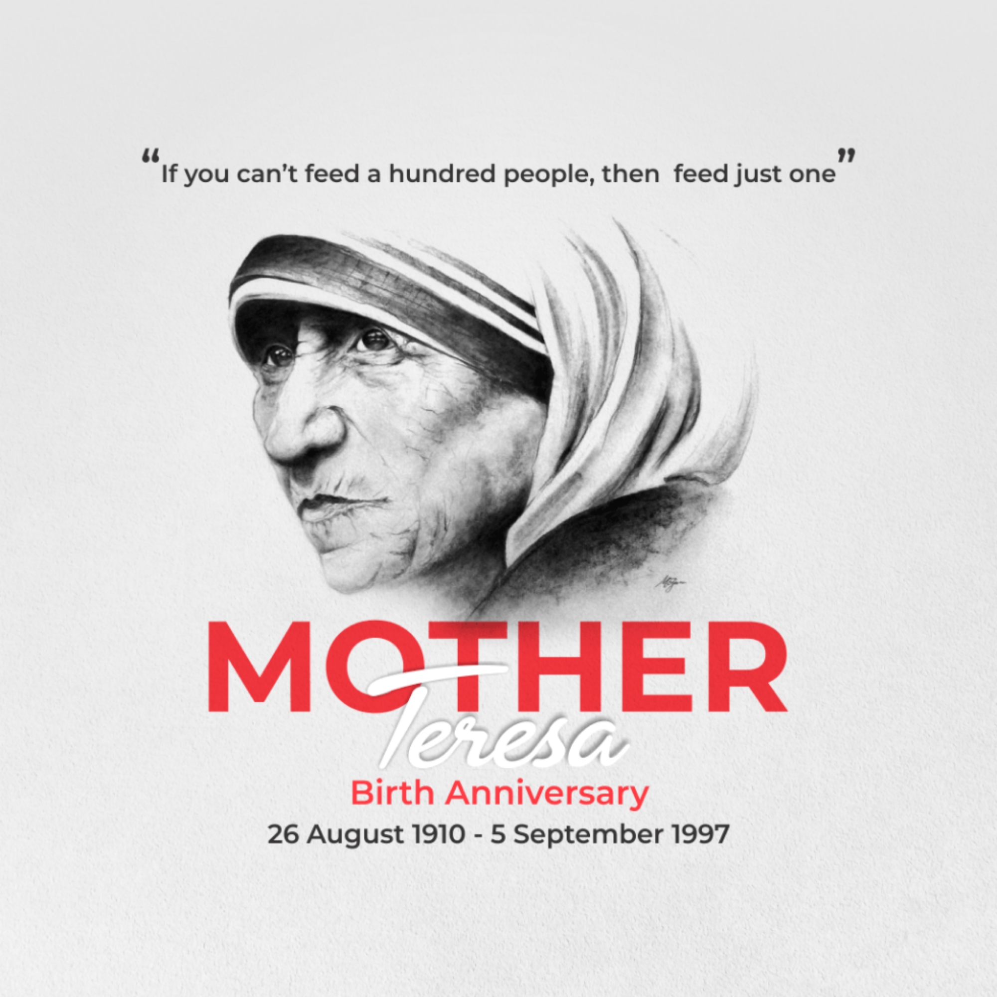 Mother Teresa Birth Anniversary
