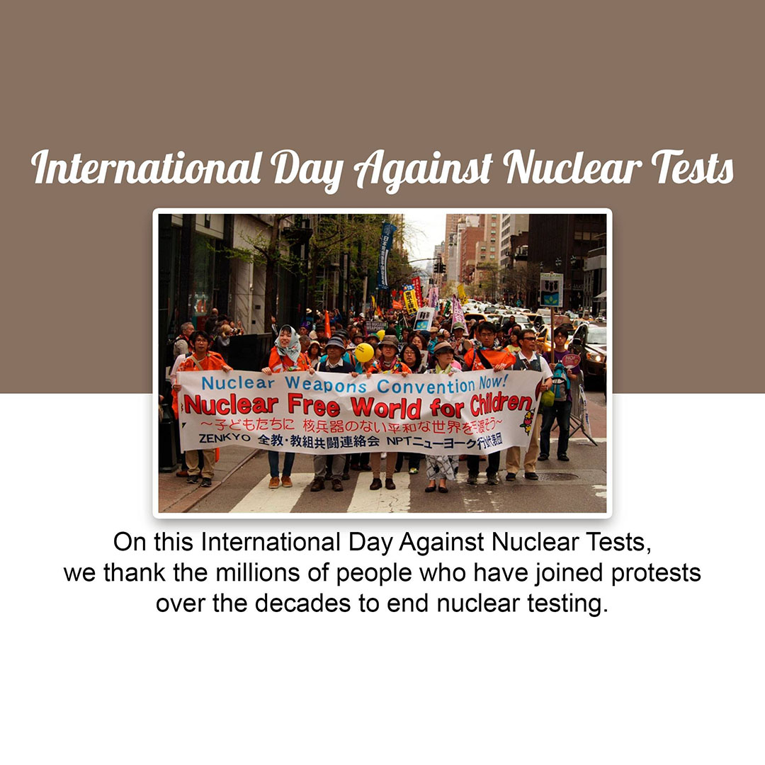 Day of Against Nuclear Tests Day